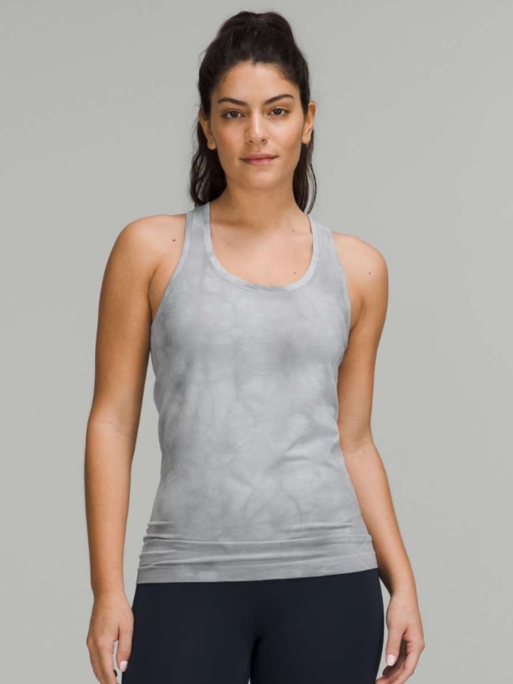 NWT Lululemon Swiftly Tech Racerback Tank Top 2.0
Marble Dye Rhino Grey